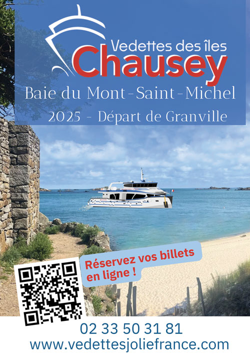 Brochure vedettes iles Chausey 2025