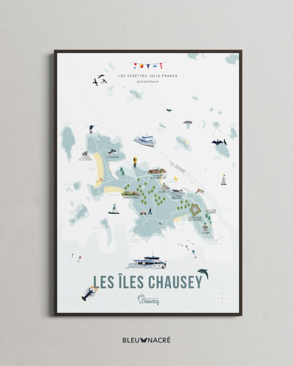 Affiche îles Chausey